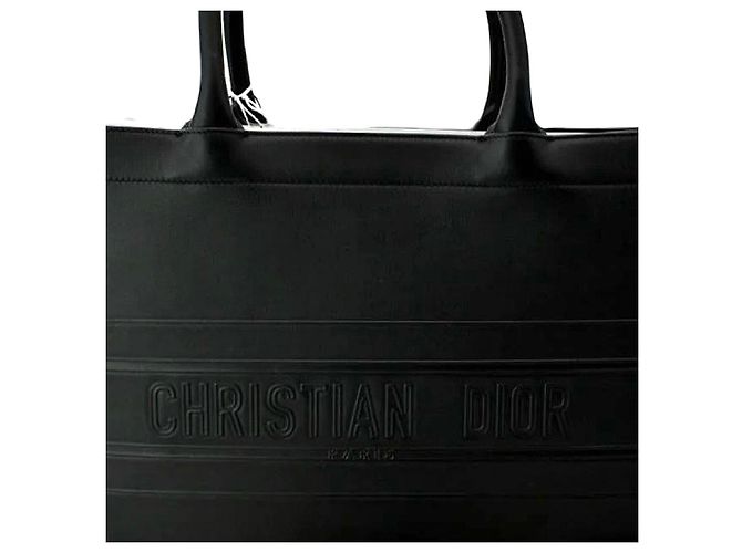 Borsa tote Christian Dior in pelle nera Nero - vista 10