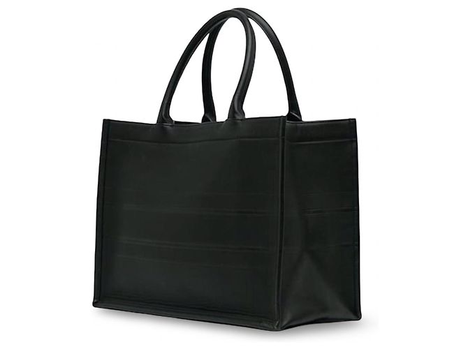 Borsa tote Christian Dior in pelle nera Nero - vista 13