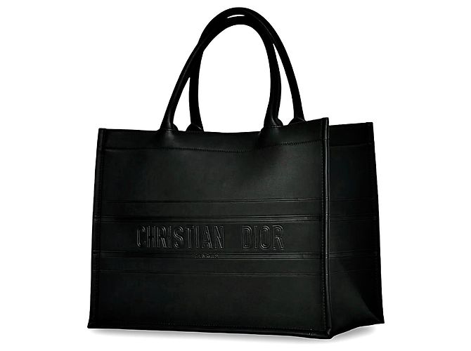 Borsa tote Christian Dior in pelle nera Nero - vista 16