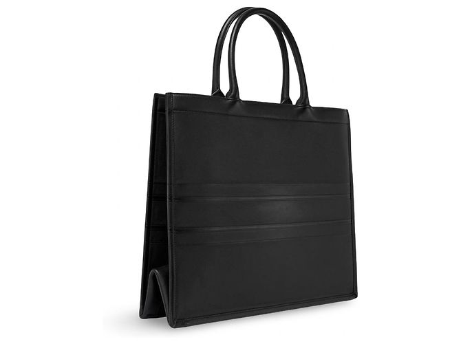 Borsa tote Christian Dior in pelle nera Nero - vista 18