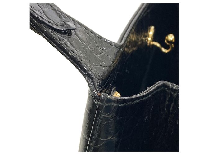 Borsa a 2 modi in pelle goffrata Salvatore Ferragamo Nero - vista 17