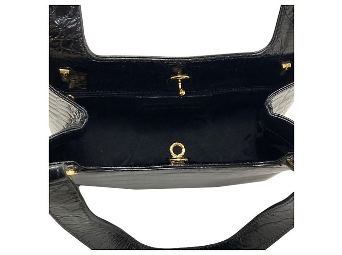 Borsa a 2 modi in pelle goffrata Salvatore Ferragamo Nero - vista 5