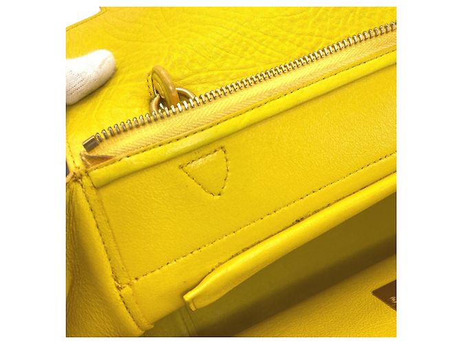 Céline Borsa Celine Belt Bag Mini 2-Way Giallo - vista 10