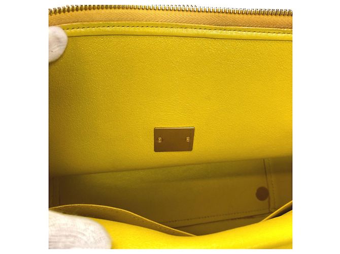 Céline Borsa Celine Belt Bag Mini 2-Way Giallo - vista 12