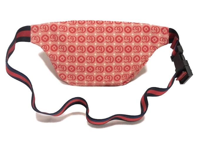 Borsa a tracolla Gucci rossa argento Interlocking G Rosso - vista 3