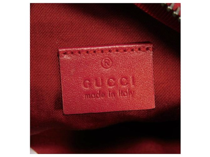 Borsa a tracolla Gucci rossa argento Interlocking G Rosso - vista 5