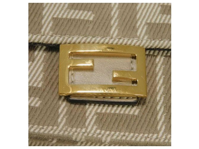 Bolsa de ombro Fendi bege - vista 12
