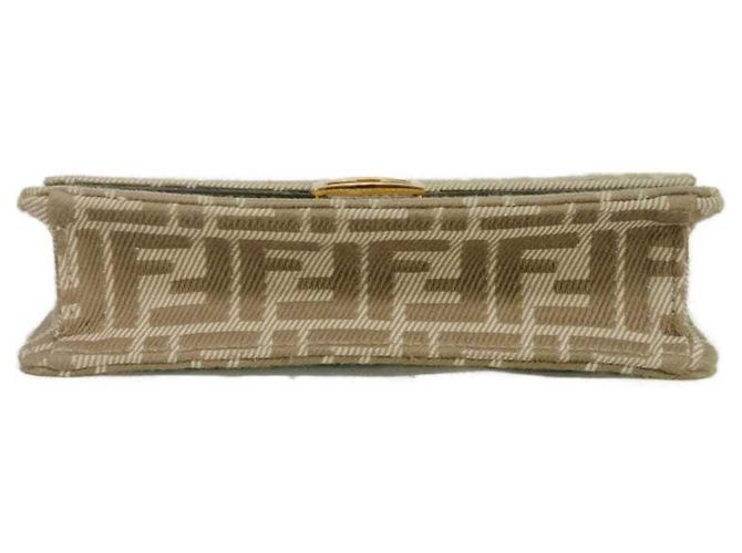 Bolsa de ombro Fendi bege - vista 18