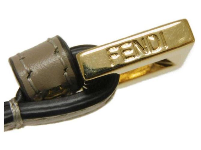 Bolsa de ombro Fendi bege - vista 24