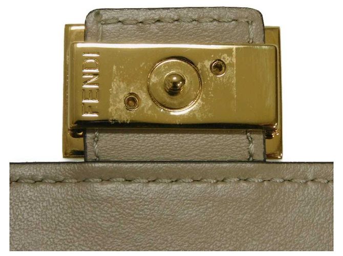 Bolsa de ombro Fendi bege - vista 7