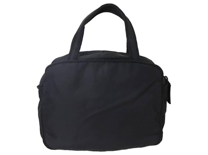 Borsa in nylon nero con perline Prada - vista 3