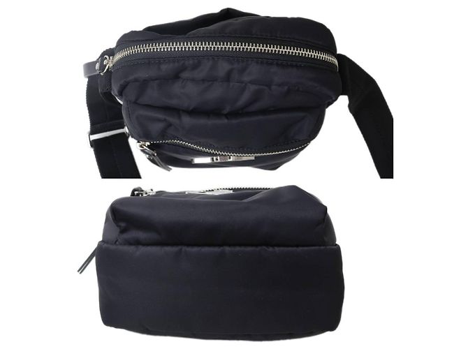 Borsa a tracolla in nylon Vivienne Westwood Nero - vista 5