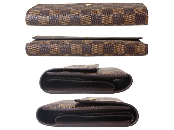 Louis Vuitton Damier Ebene Long Wallet - Ansicht 4