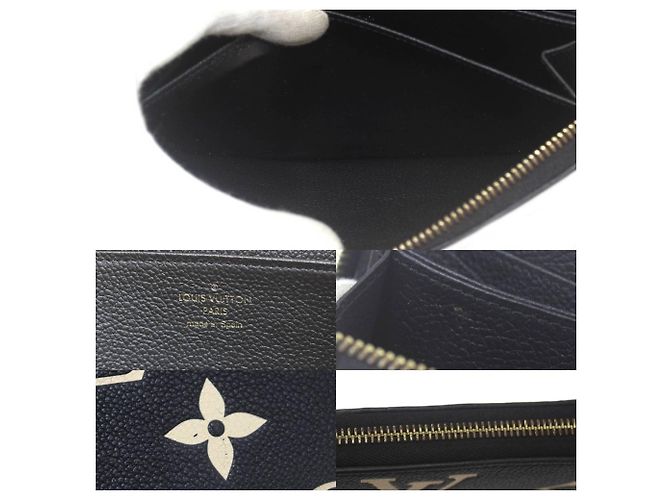 Louis Vuitton Monogram Empreinte Black Long Wallet Schwarz - Ansicht 10