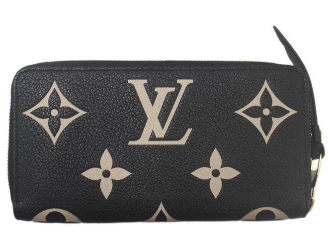 Louis Vuitton Monogram Empreinte Black Long Wallet Schwarz - Ansicht 3