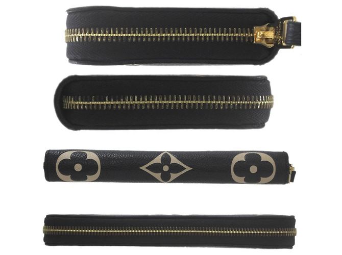 Louis Vuitton Monogram Empreinte Black Long Wallet Schwarz - Ansicht 4