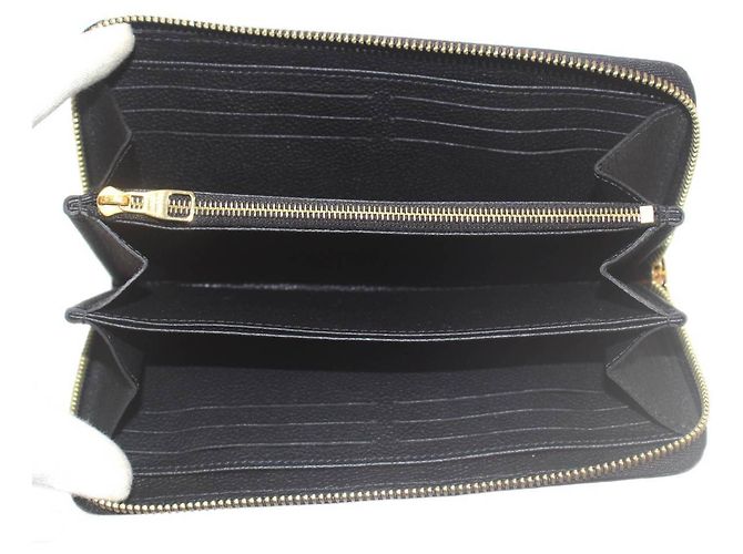 Louis Vuitton Monogram Empreinte Black Long Wallet Schwarz - Ansicht 6