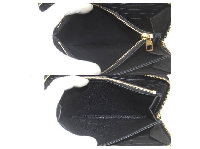 Louis Vuitton Monogram Empreinte Black Long Wallet Schwarz - Ansicht 8