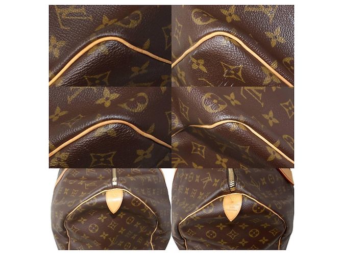 Borsa Boston Louis Vuitton Keepall 50 Marrone - vista 6