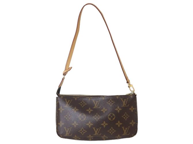 Borsa Louis Vuitton Monogram Pochette Accessoires Monogramma - vista 2