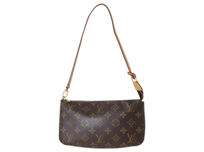 Borsa Louis Vuitton Monogram Pochette Accessoires Monogramma - vista 3