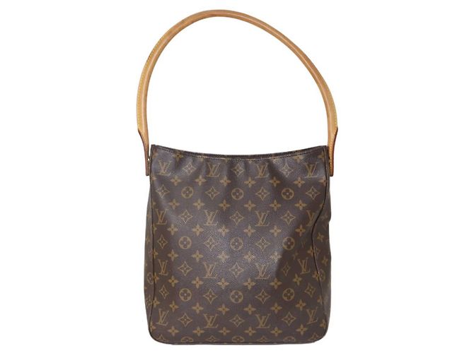 Borsa a Spalla Louis Vuitton Looping GM Marrone - vista 2