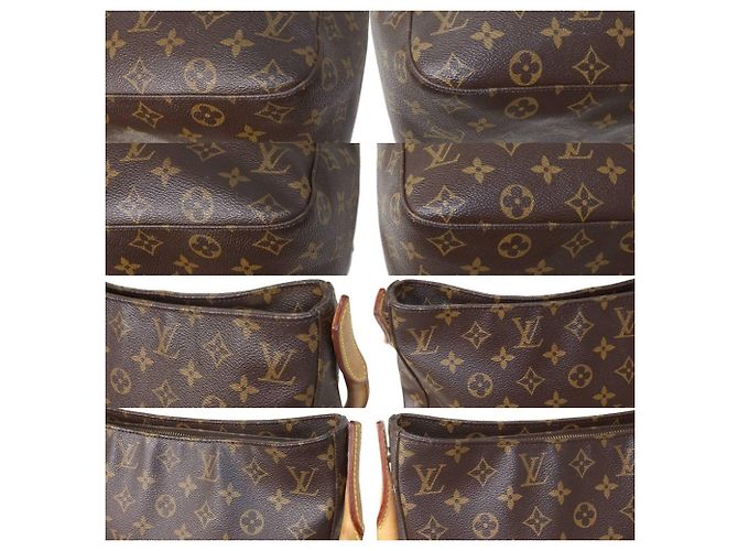 Borsa a Spalla Louis Vuitton Looping GM Marrone - vista 6