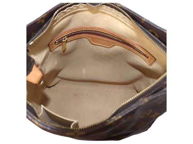Borsa a Spalla Louis Vuitton Looping GM Marrone - vista 8