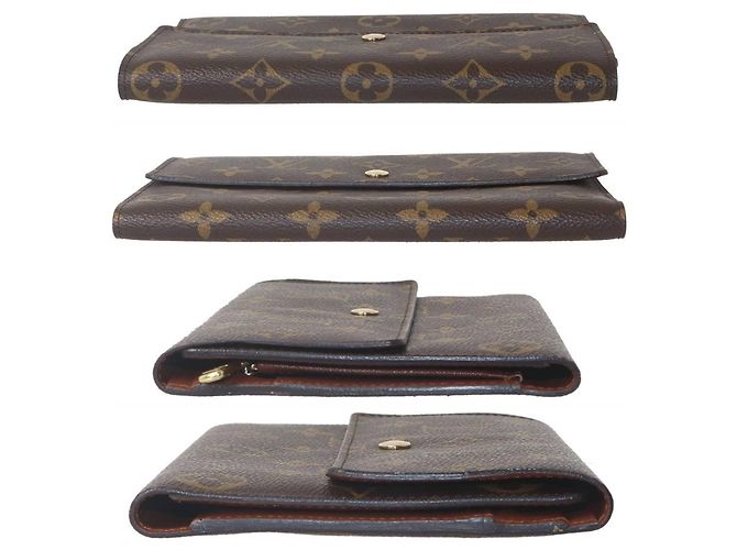 Louis Vuitton Monogram Tri-fold Long Wallet Monogramm - Ansicht 4