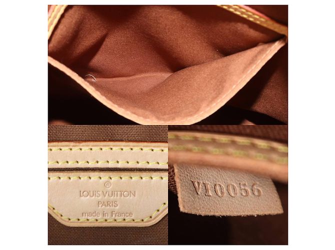 Borsa a Spalla Louis Vuitton Cabas Piano Marrone - vista 10