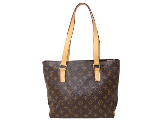 Borsa a Spalla Louis Vuitton Cabas Piano Marrone - vista 2
