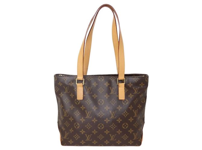 Borsa a Spalla Louis Vuitton Cabas Piano Marrone - vista 3