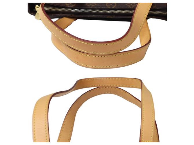 Borsa a Spalla Louis Vuitton Cabas Piano Marrone - vista 7