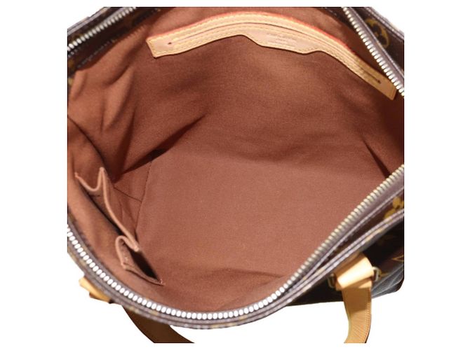 Borsa a Spalla Louis Vuitton Cabas Piano Marrone - vista 8