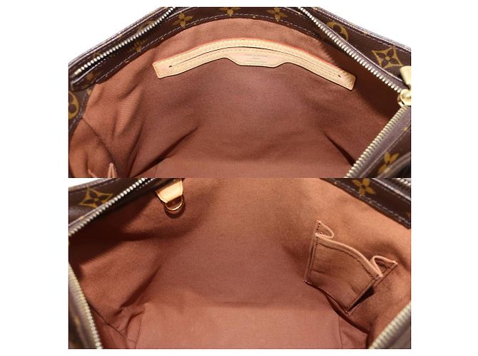 Borsa a Spalla Louis Vuitton Cabas Piano Marrone - vista 9