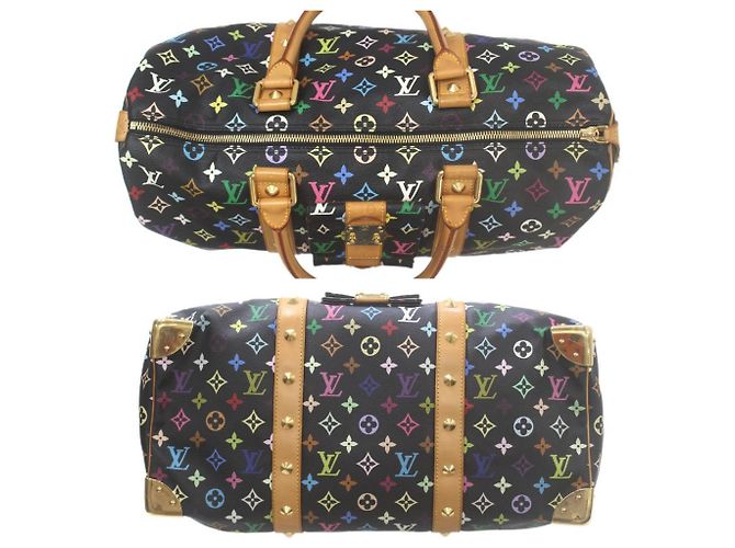 Keepall Louis Vuitton Monogram Multicolore Boston Bag White - view 5