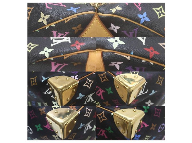 Keepall Louis Vuitton Monogram Multicolore Boston Bag White - view 6