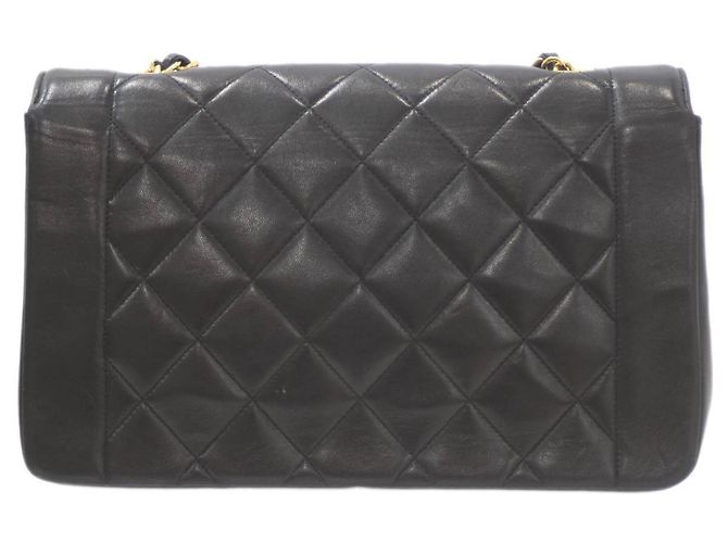 Chanel Matelassé Diana 25 Chain Schultertasche Schwarz - Ansicht 3