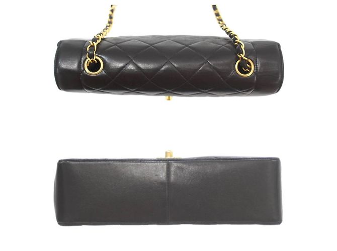 Chanel Matelassé Diana 25 Chain Schultertasche Schwarz - Ansicht 5