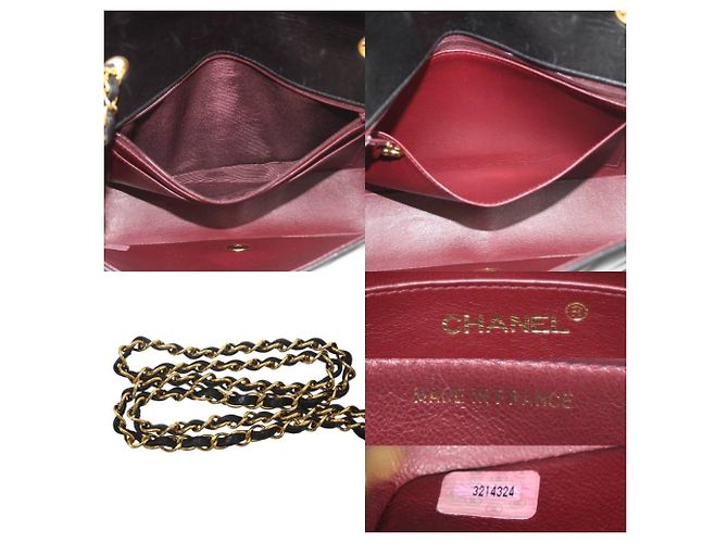 Chanel Matelassé Diana 25 Chain Schultertasche Schwarz - Ansicht 9