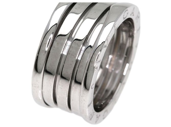 Bulgari Anello Bvlgari B-zero1 a 4 bande in oro bianco 18K - vista 7