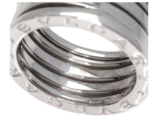 Bulgari Anello Bvlgari B-zero1 a 4 bande in oro bianco 18K - vista 8