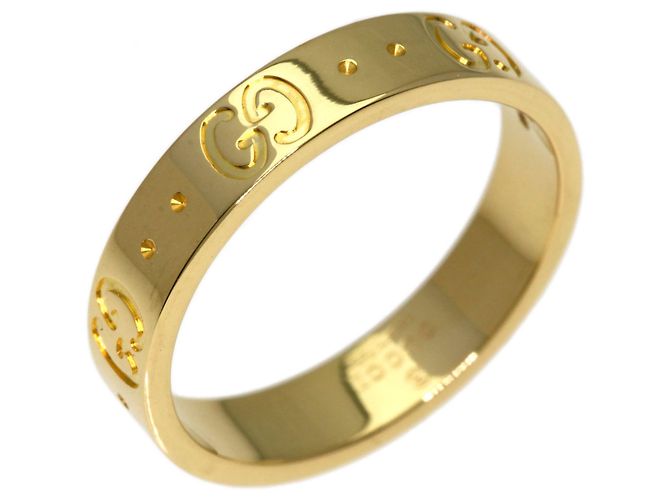 Anello Icon #13 Gucci in oro giallo 18K - vista 2