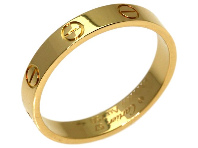 Anello Mini Love di Cartier in oro giallo 18K - vista 2
