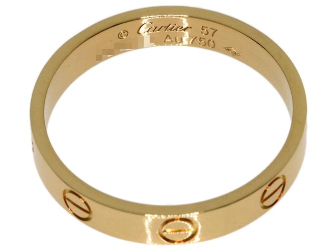 Anello Mini Love di Cartier in oro giallo 18K - vista 4