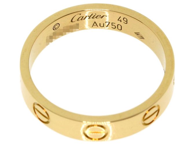 Anello Mini Love di Cartier in oro giallo 18K - vista 4