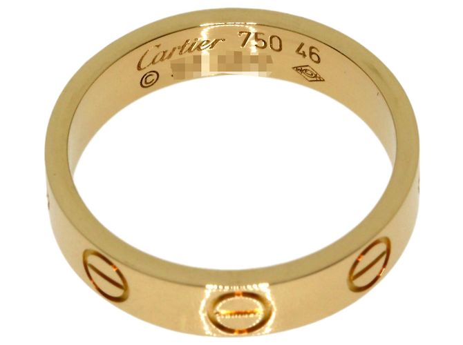 Anello Mini Love di Cartier in oro giallo 18K - vista 5