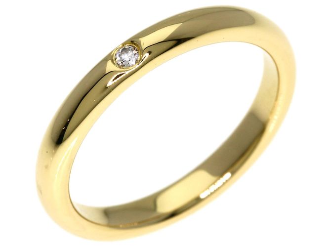 Tiffany & Co. 1P Diamond Ring in 18K Gelbgold - Ansicht 2