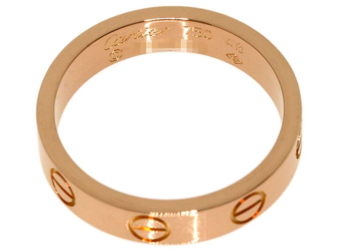 Anillo Cartier Mini Love en oro rosa de 18K - vista 4