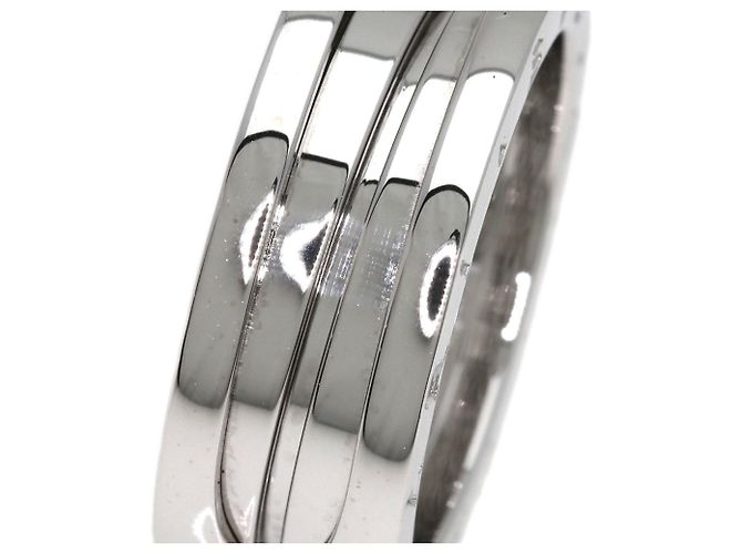 Bulgari Anello Bvlgari B-zero1 a 2 bande in oro bianco 18K - vista 6